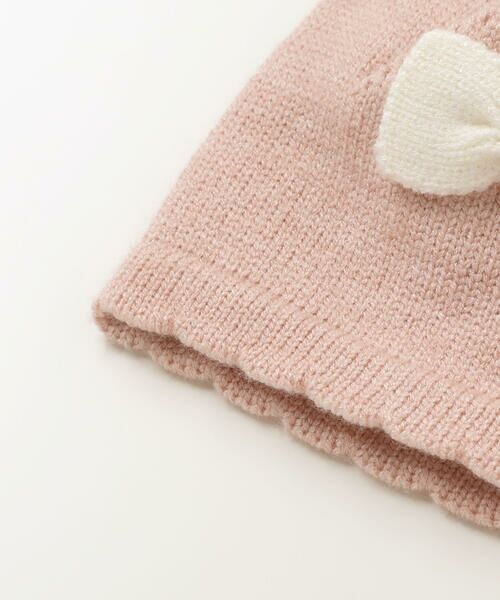 SLAP SLIP BABY / スラップ スリップ ベビー ベビー・キッズグッズ | リボン付きぴょっこりネコ耳ニット帽ベビー(44~48cm) | 詳細5