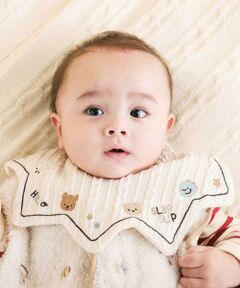 SLAP SLIP BABY / スラップ スリップ ベビー ベビー・キッズグッズ | いろいろモチーフ刺しゅう縁ラインツンツンお星さまスタイベビー