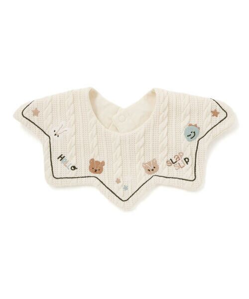 SLAP SLIP BABY / スラップ スリップ ベビー ベビー・キッズグッズ | いろいろモチーフ刺しゅう縁ラインツンツンお星さまスタイベビー | 詳細1