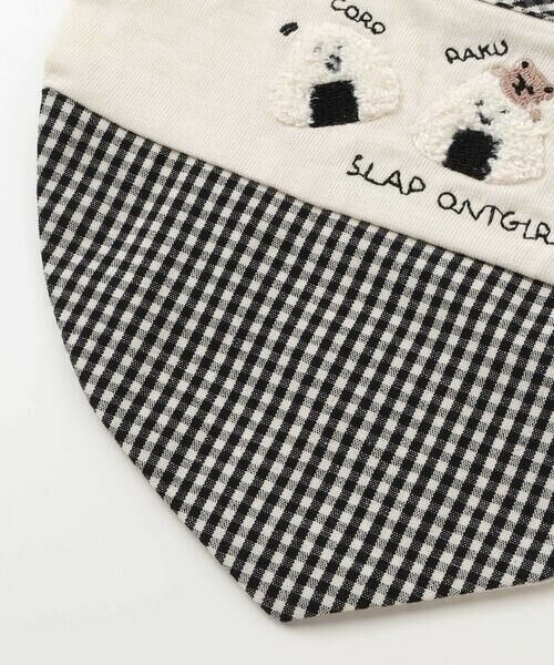 SLAP SLIP BABY / スラップ スリップ ベビー スタイ・ビブ | 【お揃い】コロコロおにぎりサガラ刺しゅうアフガン風スタイベビー | 詳細4