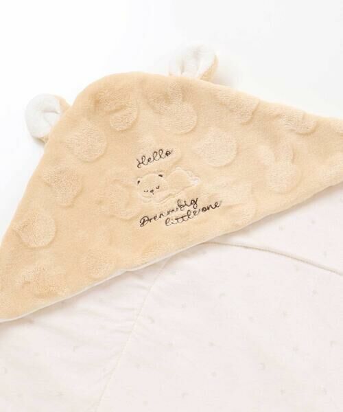 SLAP SLIP BABY / スラップ スリップ ベビー ベビー・キッズグッズ | 【お揃い】アニマルクマウサギネコ恐竜ポコポコボアフード付きおくるみベビー | 詳細10