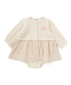 SLAP SLIP BABY / スラップ スリップ ベビー ロンパース | 【お揃い】花柄コールテンスカートボディミニベビー(70~80cm)