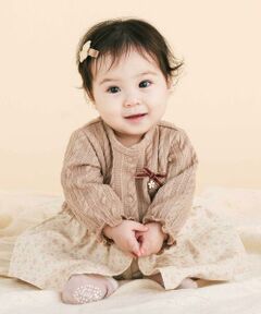 SLAP SLIP BABY / スラップ スリップ ベビー ロンパース | 【お揃い】花柄コールテンスカートボディミニベビー(70~80cm)