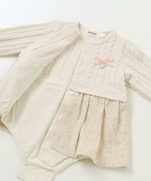 SLAP SLIP BABY / スラップ スリップ ベビー ロンパース | 【お揃い】花柄コールテンスカートボディミニベビー(70~80cm) | 詳細8