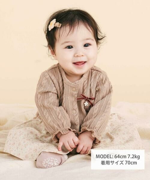 SLAP SLIP BABY / スラップ スリップ ベビー ロンパース | 【お揃い】花柄コールテンスカートボディミニベビー(70~80cm) | 詳細11