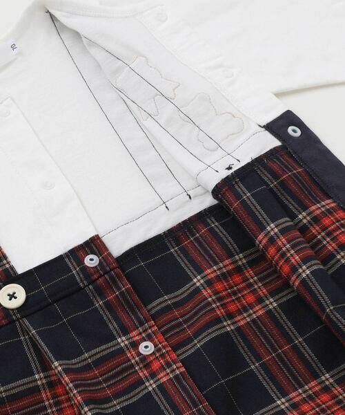 SLAP SLIP BABY / スラップ スリップ ベビー ロンパース | 【お揃い】チェックサロペットドッキングロンパースベビー(70~80cm) | 詳細11