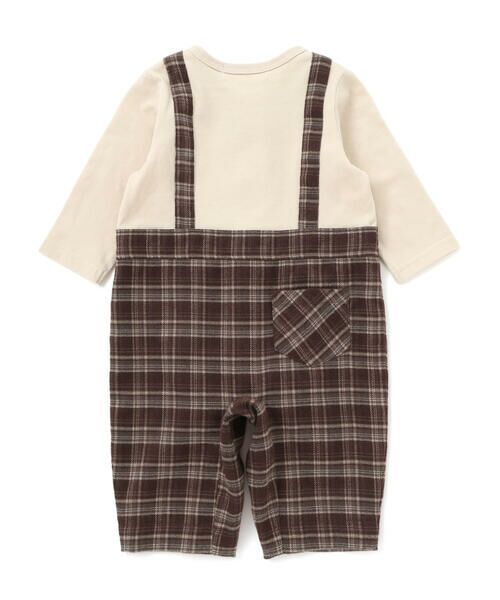 SLAP SLIP BABY / スラップ スリップ ベビー ロンパース | 【お揃い】チェックサロペットドッキングロンパースベビー(70~80cm) | 詳細15