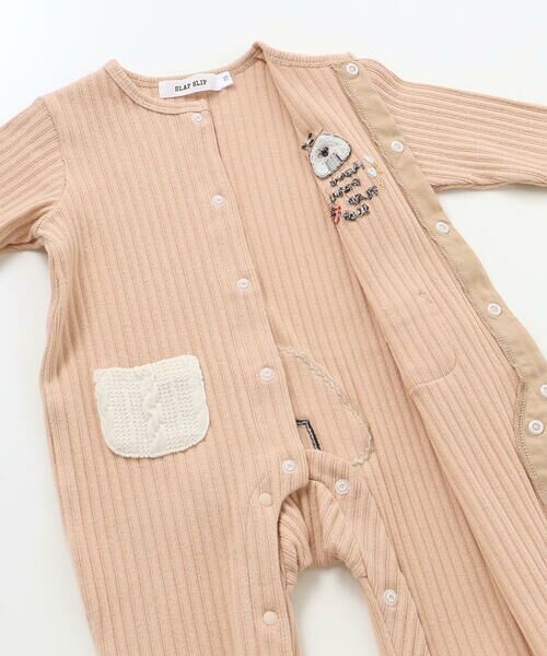SLAP SLIP BABY / スラップ スリップ ベビー ロンパース | 【お揃い】コロコロおにぎりおしり刺しゅうロンパースベビー(60~80cm) | 詳細12