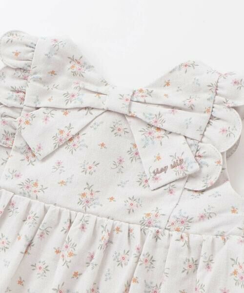 SLAP SLIP BABY / スラップ スリップ ベビー ベビー・キッズウエア | 花柄無地コーデュロイ肩フリルリボンモチーフワンピース+ブルマセットアップベビー(70~80cm) | 詳細10