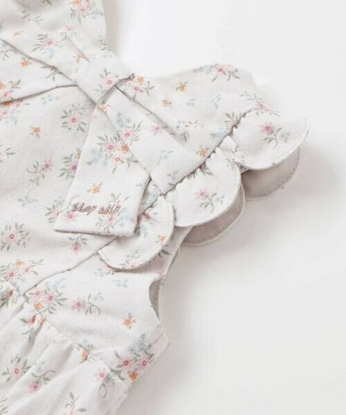 SLAP SLIP BABY / スラップ スリップ ベビー ベビー・キッズウエア | 花柄無地コーデュロイ肩フリルリボンモチーフワンピース+ブルマセットアップベビー(70~80cm) | 詳細11