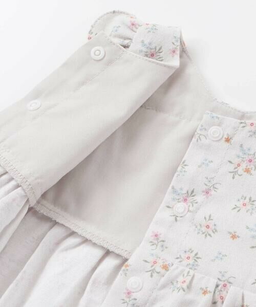 SLAP SLIP BABY / スラップ スリップ ベビー ベビー・キッズウエア | 花柄無地コーデュロイ肩フリルリボンモチーフワンピース+ブルマセットアップベビー(70~80cm) | 詳細14