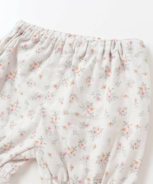 SLAP SLIP BABY / スラップ スリップ ベビー ベビー・キッズウエア | 花柄無地コーデュロイ肩フリルリボンモチーフワンピース+ブルマセットアップベビー(70~80cm) | 詳細15