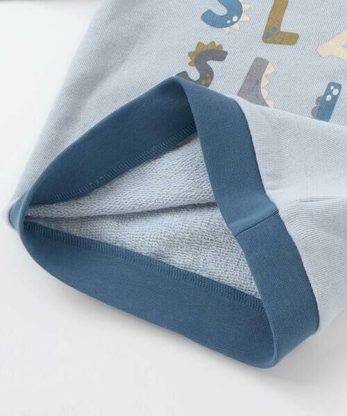 SLAP SLIP BABY / スラップ スリップ ベビー ベビー・キッズウエア | フロントプリントトレーナー+恐竜ヒザ切り替えボトムセットアップベビー(70~80cm) | 詳細9