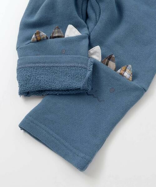 SLAP SLIP BABY / スラップ スリップ ベビー ベビー・キッズウエア | フロントプリントトレーナー+恐竜ヒザ切り替えボトムセットアップベビー(70~80cm) | 詳細11