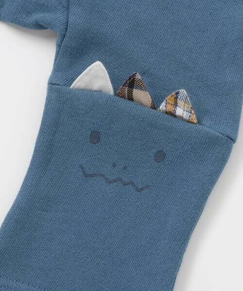 SLAP SLIP BABY / スラップ スリップ ベビー ベビー・キッズウエア | フロントプリントトレーナー+恐竜ヒザ切り替えボトムセットアップベビー(70~80cm) | 詳細12