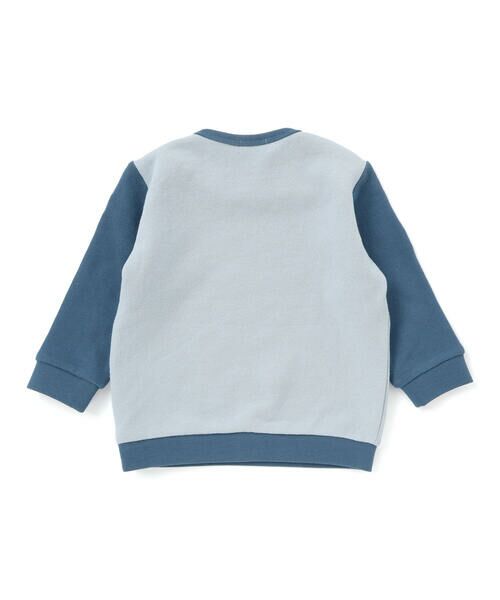 SLAP SLIP BABY / スラップ スリップ ベビー ベビー・キッズウエア | フロントプリントトレーナー+恐竜ヒザ切り替えボトムセットアップベビー(70~80cm) | 詳細2