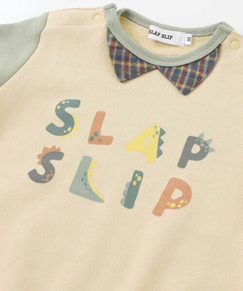 SLAP SLIP BABY / スラップ スリップ ベビー ベビー・キッズウエア | フロントプリントトレーナー+恐竜ヒザ切り替えボトムセットアップベビー(70~80cm) | 詳細20