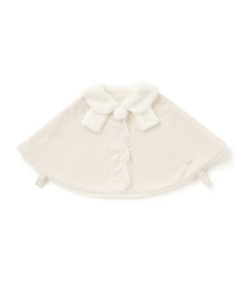 SLAP SLIP BABY / スラップ スリップ ベビー ベビー・キッズウエア | ファーリボン襟スウェードマントベビー(50~90cm) | 詳細2