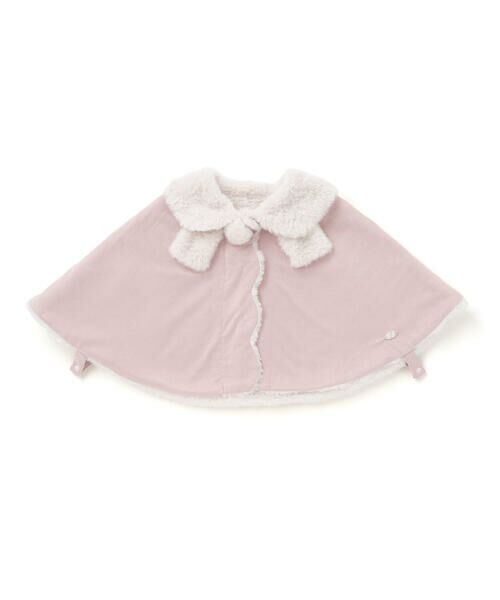 SLAP SLIP BABY / スラップ スリップ ベビー ベビー・キッズウエア | ファーリボン襟スウェードマントベビー(50~90cm) | 詳細4