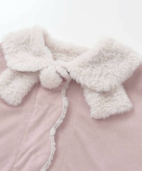SLAP SLIP BABY / スラップ スリップ ベビー ベビー・キッズウエア | ファーリボン襟スウェードマントベビー(50~90cm) | 詳細6