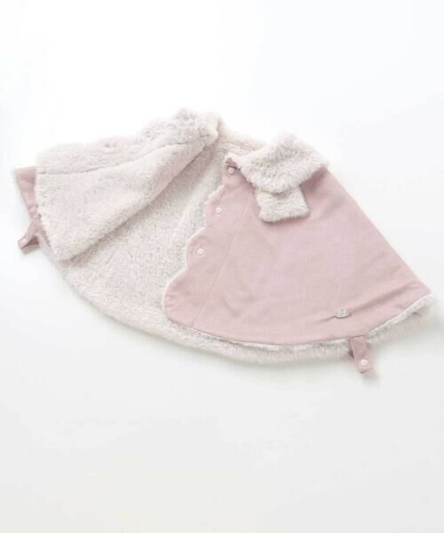 SLAP SLIP BABY / スラップ スリップ ベビー ベビー・キッズウエア | ファーリボン襟スウェードマントベビー(50~90cm) | 詳細9