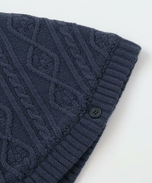 SLAP SLIP BABY / スラップ スリップ ベビー ベビー・キッズウエア | 【お揃い】クマ耳フード付き裏ボアケーブルマントベビー(50~90cm) | 詳細12