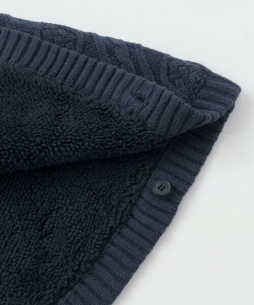 SLAP SLIP BABY / スラップ スリップ ベビー ベビー・キッズウエア | 【お揃い】クマ耳フード付き裏ボアケーブルマントベビー(50~90cm) | 詳細13