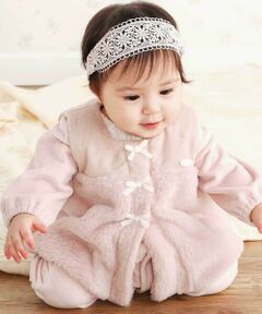 SLAP SLIP BABY / スラップ スリップ ベビー ベビー・キッズウエア | スウェードファー切り替えバルーンベストベビー(70~80cm)