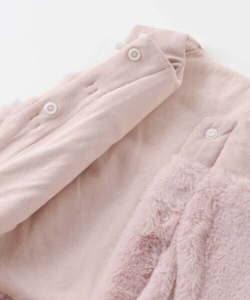 SLAP SLIP BABY / スラップ スリップ ベビー ベビー・キッズウエア | スウェードファー切り替えバルーンベストベビー(70~80cm) | 詳細11