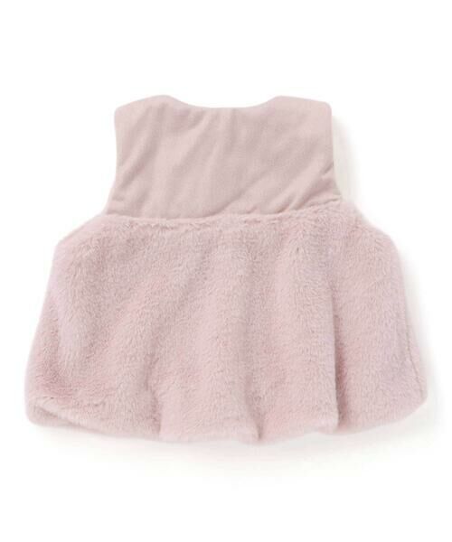 SLAP SLIP BABY / スラップ スリップ ベビー ベビー・キッズウエア | スウェードファー切り替えバルーンベストベビー(70~80cm) | 詳細5