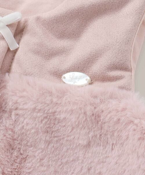 SLAP SLIP BABY / スラップ スリップ ベビー ベビー・キッズウエア | スウェードファー切り替えバルーンベストベビー(70~80cm) | 詳細8