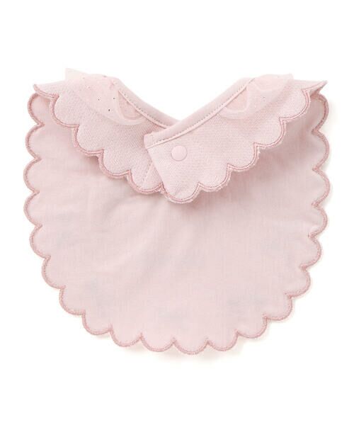 SLAP SLIP BABY / スラップ スリップ ベビー スタイ・ビブ | 縁刺しゅうスカラップラメチュール襟フリルスタイベビー | 詳細2