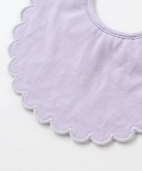 SLAP SLIP BABY / スラップ スリップ ベビー スタイ・ビブ | 縁刺しゅうスカラップラメチュール襟フリルスタイベビー | 詳細10