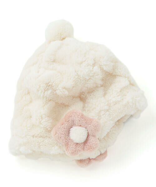 SLAP SLIP BABY / スラップ スリップ ベビー ベビー・キッズグッズ | 【お揃い】花星フワフワモチーフ耳当て付きボンボンニット帽ベビー(44~48cm) | 詳細3