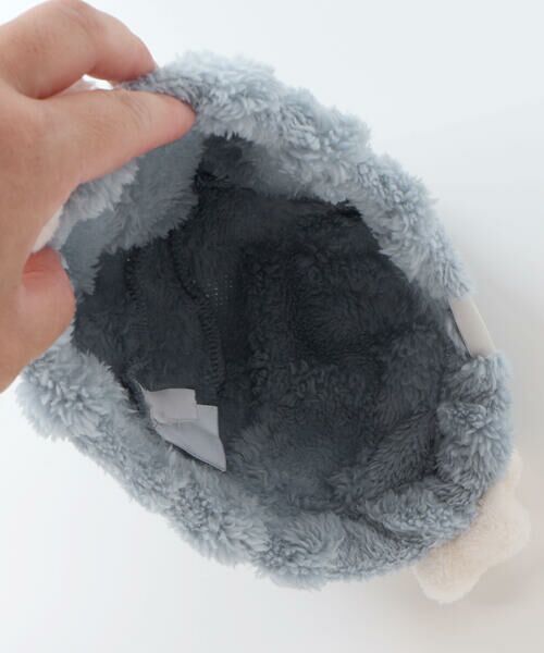 SLAP SLIP BABY / スラップ スリップ ベビー ベビー・キッズグッズ | 【お揃い】花星フワフワモチーフ耳当て付きボンボンニット帽ベビー(44~48cm) | 詳細14