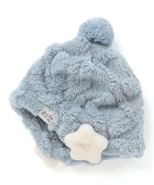 SLAP SLIP BABY / スラップ スリップ ベビー ベビー・キッズグッズ | 【お揃い】花星フワフワモチーフ耳当て付きボンボンニット帽ベビー(44~48cm) | 詳細7