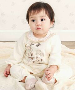 SLAP SLIP BABY / スラップ スリップ ベビー ロンパース | アニマルクマウサギシフォンフリル襟ロンパースベビー(60~80cm)