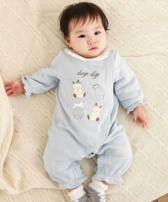 SLAP SLIP BABY / スラップ スリップ ベビー ロンパース | アニマルクマウサギシフォンフリル襟ロンパースベビー(60~80cm)