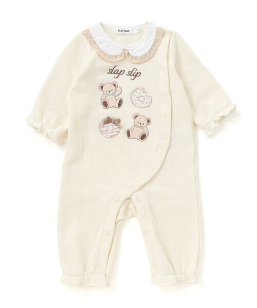 SLAP SLIP BABY / スラップ スリップ ベビー ロンパース | アニマルクマウサギシフォンフリル襟ロンパースベビー(60~80cm) | 詳細3