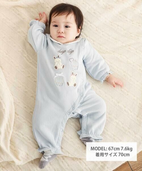 SLAP SLIP BABY / スラップ スリップ ベビー ロンパース | アニマルクマウサギシフォンフリル襟ロンパースベビー(60~80cm) | 詳細6
