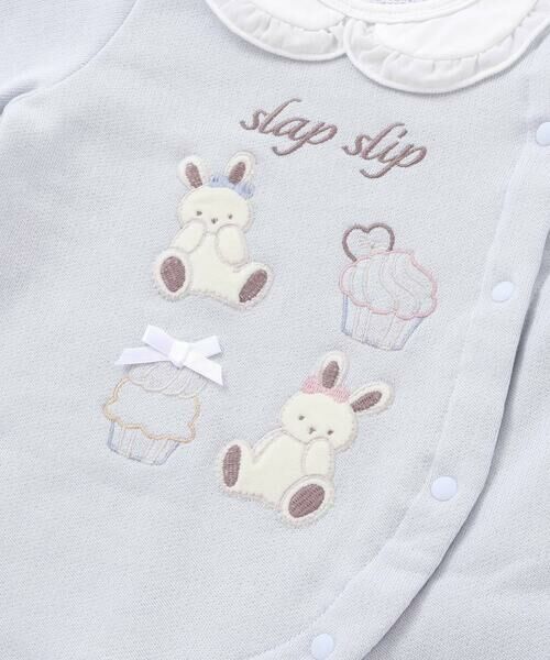 SLAP SLIP BABY / スラップ スリップ ベビー ロンパース | アニマルクマウサギシフォンフリル襟ロンパースベビー(60~80cm) | 詳細10