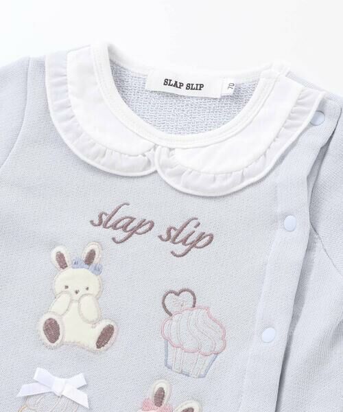 SLAP SLIP BABY / スラップ スリップ ベビー ロンパース | アニマルクマウサギシフォンフリル襟ロンパースベビー(60~80cm) | 詳細9