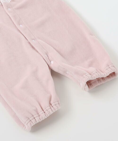 SLAP SLIP BABY / スラップ スリップ ベビー ロンパース | フリルラウンド切り替えベロア2WAYオールベビー(50~70cm) | 詳細10