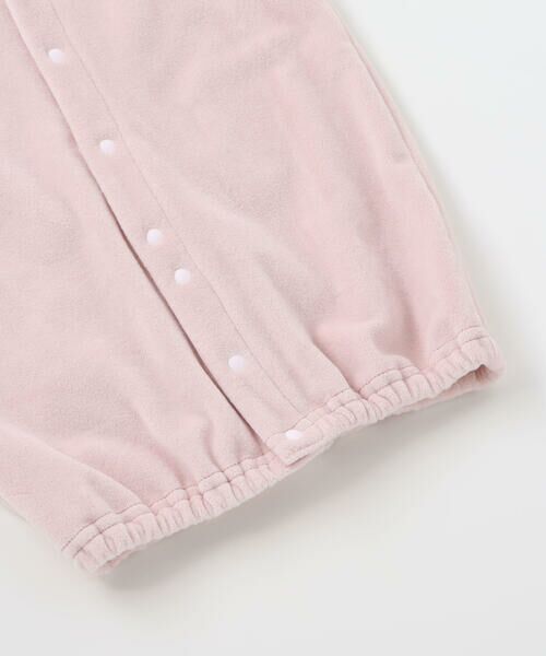 SLAP SLIP BABY / スラップ スリップ ベビー ロンパース | フリルラウンド切り替えベロア2WAYオールベビー(50~70cm) | 詳細11