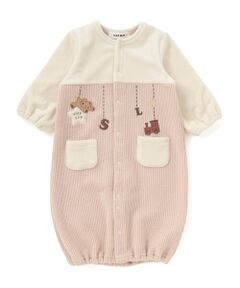 SLAP SLIP BABY / スラップ スリップ ベビー ロンパース | 【お揃い】アニマルクマ恐竜おもちゃ切り替え2WAYオールベビー(50~70cm)