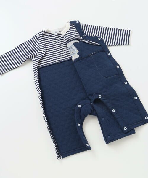 SLAP SLIP BABY / スラップ スリップ ベビー ロンパース | アニマルイヌ飛行機ロボットモチーフサロペットボーダードッキングカバーオールベビー(70~80cm) | 詳細10