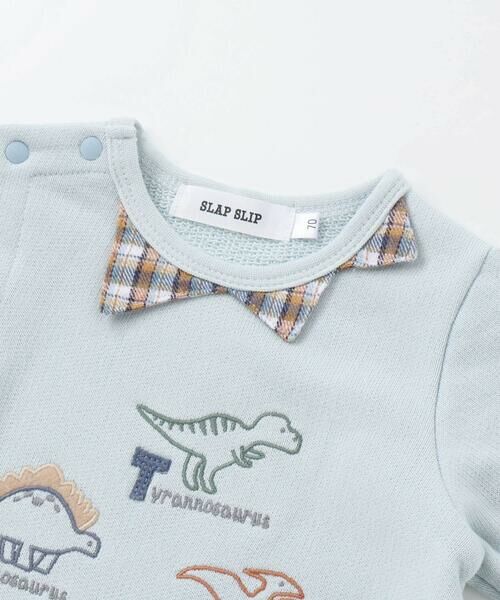 SLAP SLIP BABY / スラップ スリップ ベビー ロンパース | 恐竜とげとげ襟付きカバーオールベビー(60~80cm) | 詳細2