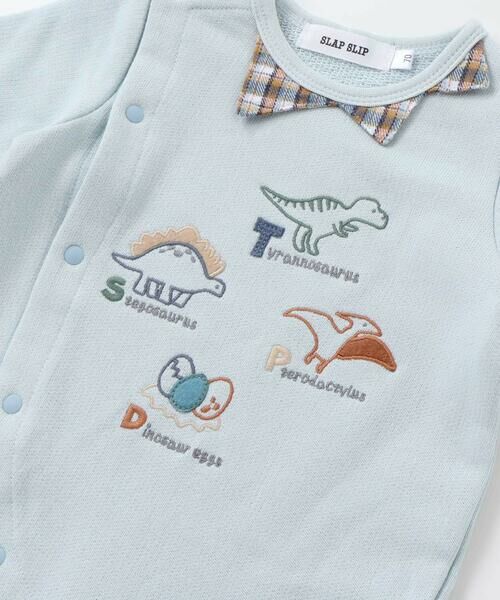 SLAP SLIP BABY / スラップ スリップ ベビー ロンパース | 恐竜とげとげ襟付きカバーオールベビー(60~80cm) | 詳細3