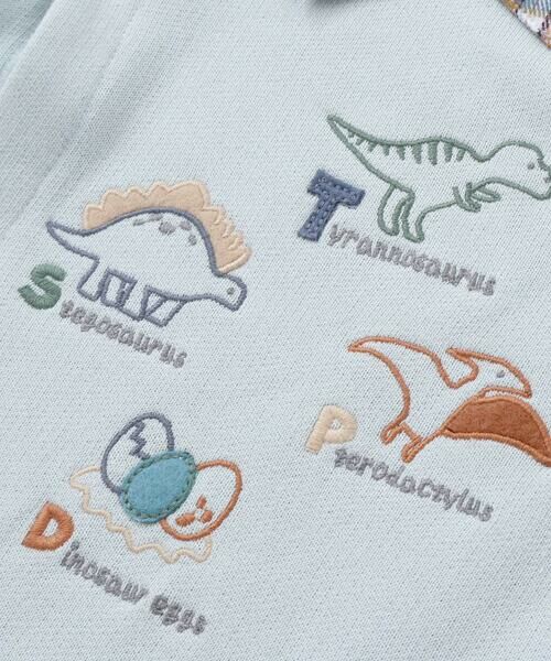 SLAP SLIP BABY / スラップ スリップ ベビー ロンパース | 恐竜とげとげ襟付きカバーオールベビー(60~80cm) | 詳細4