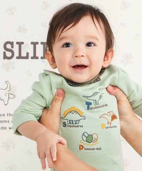 SLAP SLIP BABY / スラップ スリップ ベビー ロンパース | 恐竜とげとげ襟付きカバーオールベビー(60~80cm) | 詳細12